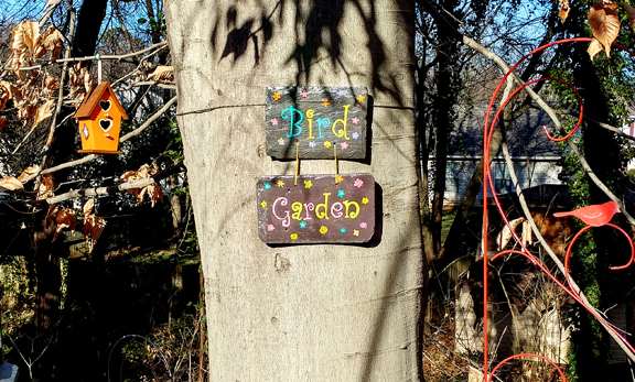 Yard art that we have incorporated into our garden area.